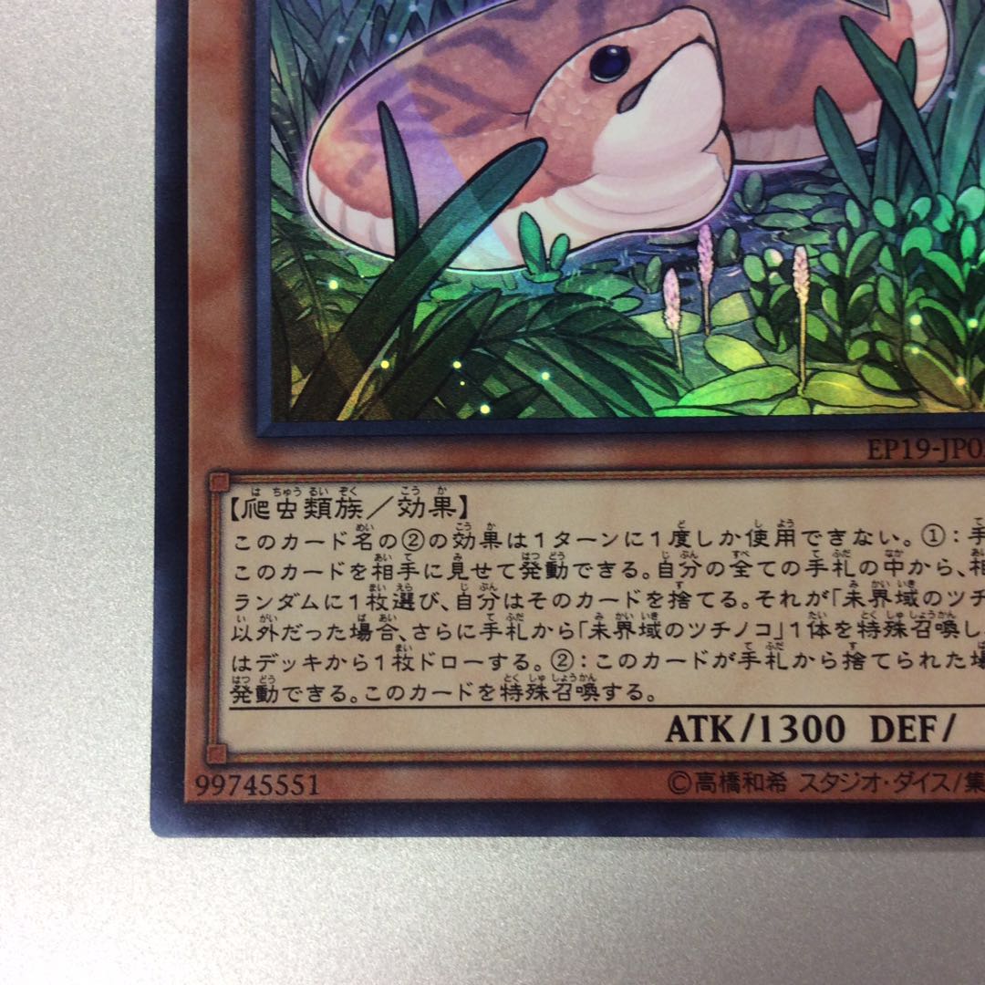 (微キズ)未界域のツチノコ スーパーレア