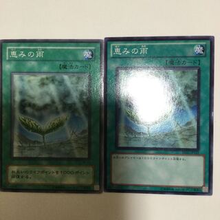 恵みの雨　２枚