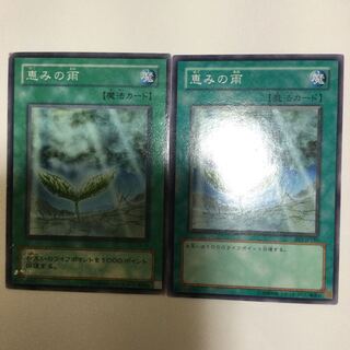 恵みの雨　２枚