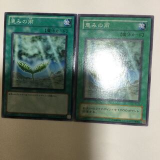 恵みの雨　２枚