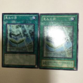 恵みの雨　２枚