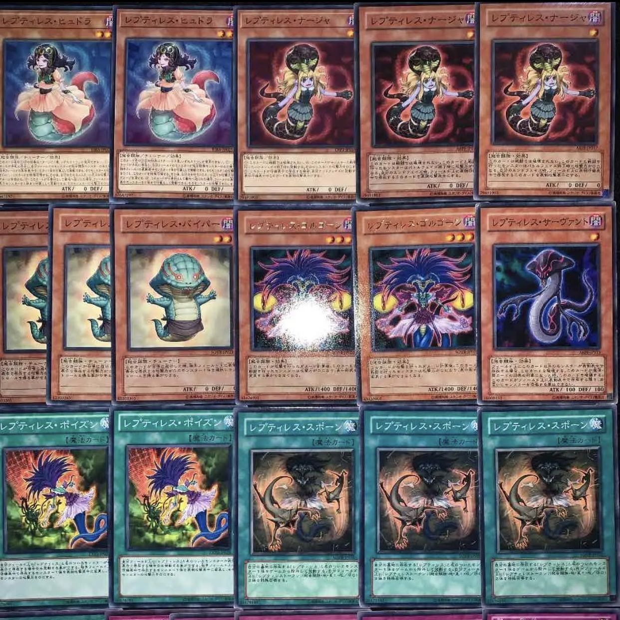 ガチ構築！！レプティレスデッキ40枚+EX15枚