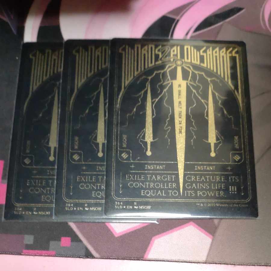 Swords to Plowshares secret lair Foil 3 copies