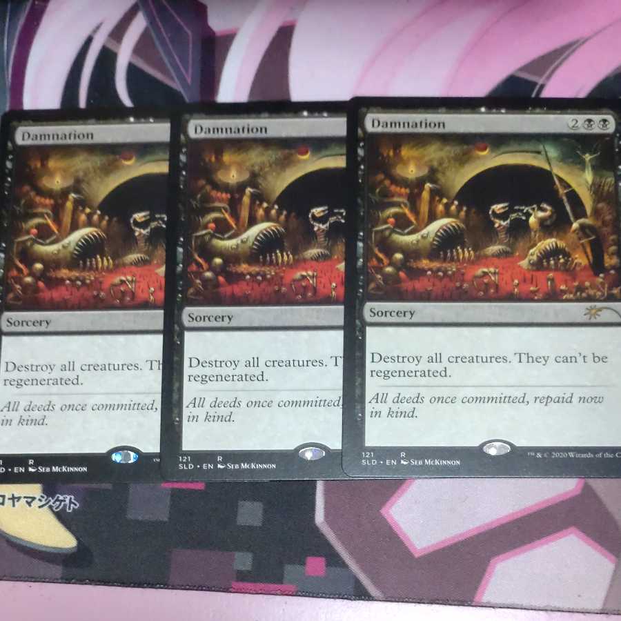 Damnation secret lair 3 sheets