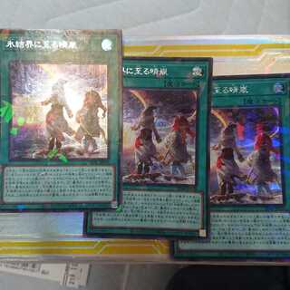 氷結界に至る晴嵐 パラレル シークレットレア