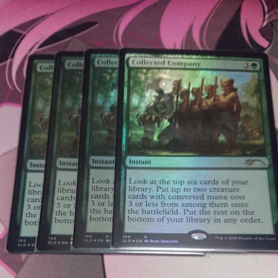 Collected Company secret lair Foil 4 sheets