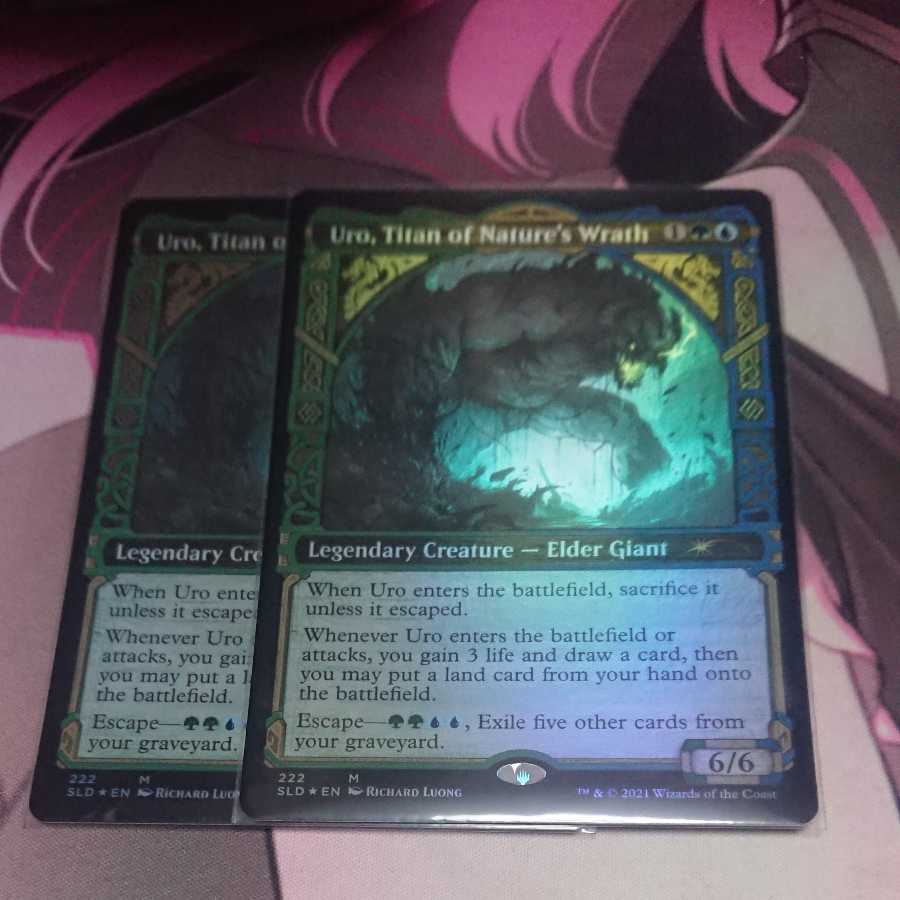 自然の怒りのタイタン、ウーロ secret lair Foil 2枚