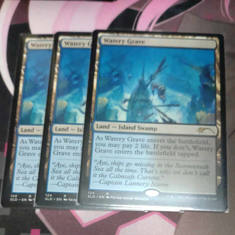 Watery Grave secret lair 3 sheets