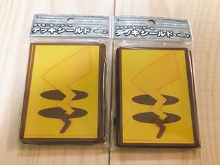 ポケモンカード　デッキシールド　ピカチュウのしっぽ　ブラウンver