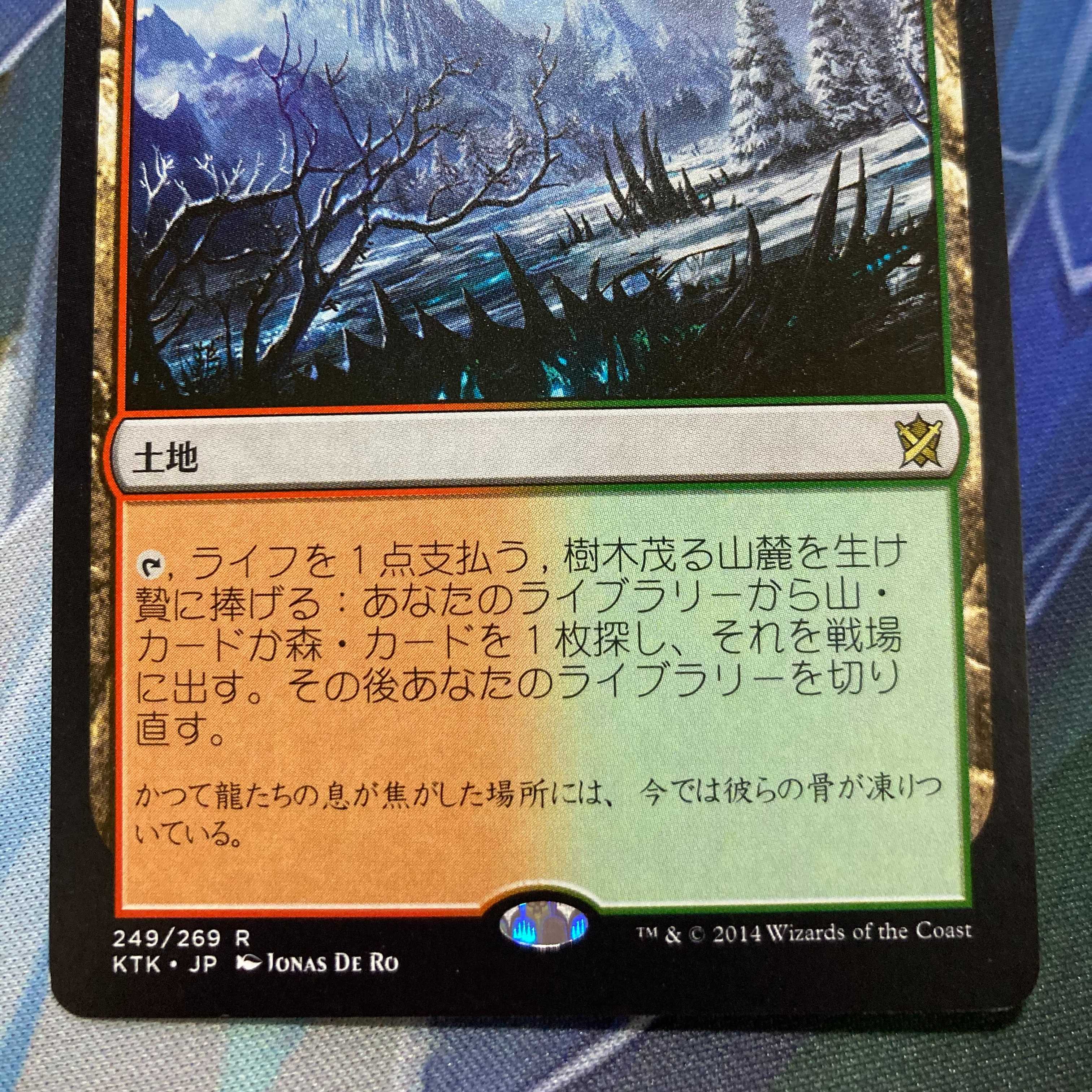 MTG「KTK」樹木茂る山麓/Wooded Foothills 日本語1枚