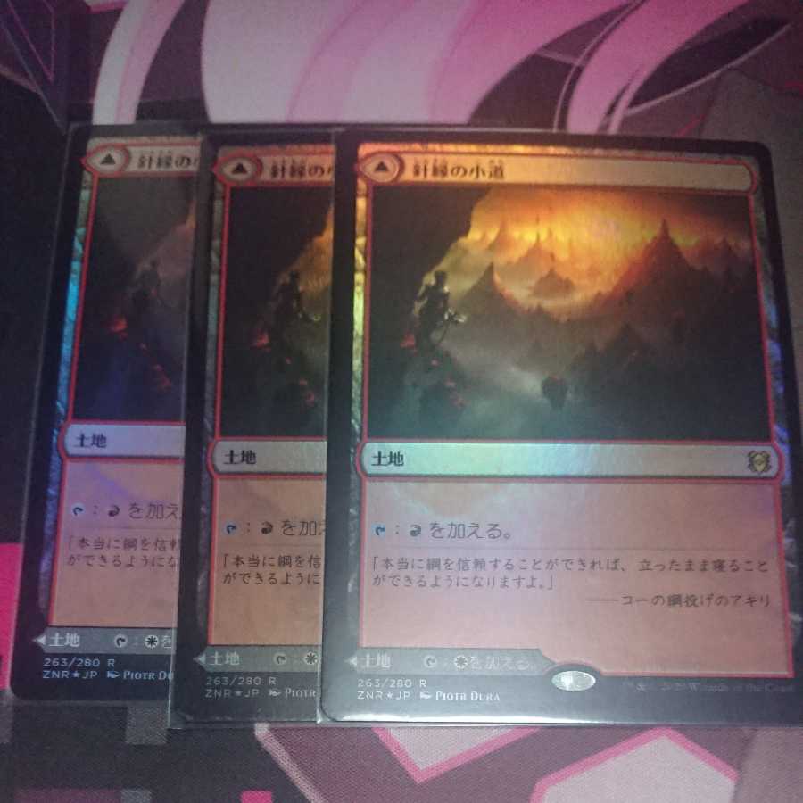 針縁の小道 Foil 3枚