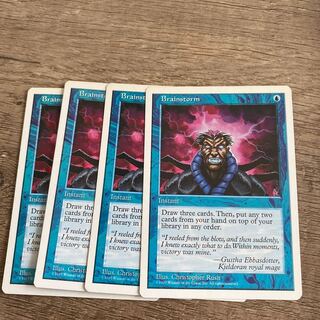 MTG  英　渦まく知識　4枚セット