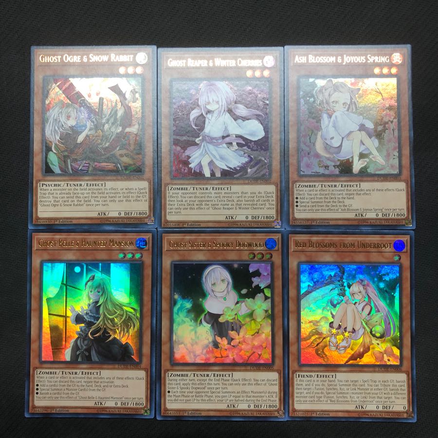 遊戯王　英語版　うらら、うさぎ、屋敷わらし等　ウルトラ