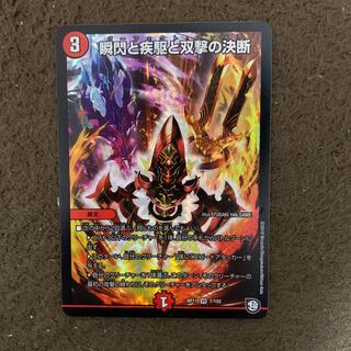 瞬閃と疾駆と双撃の決断 1枚