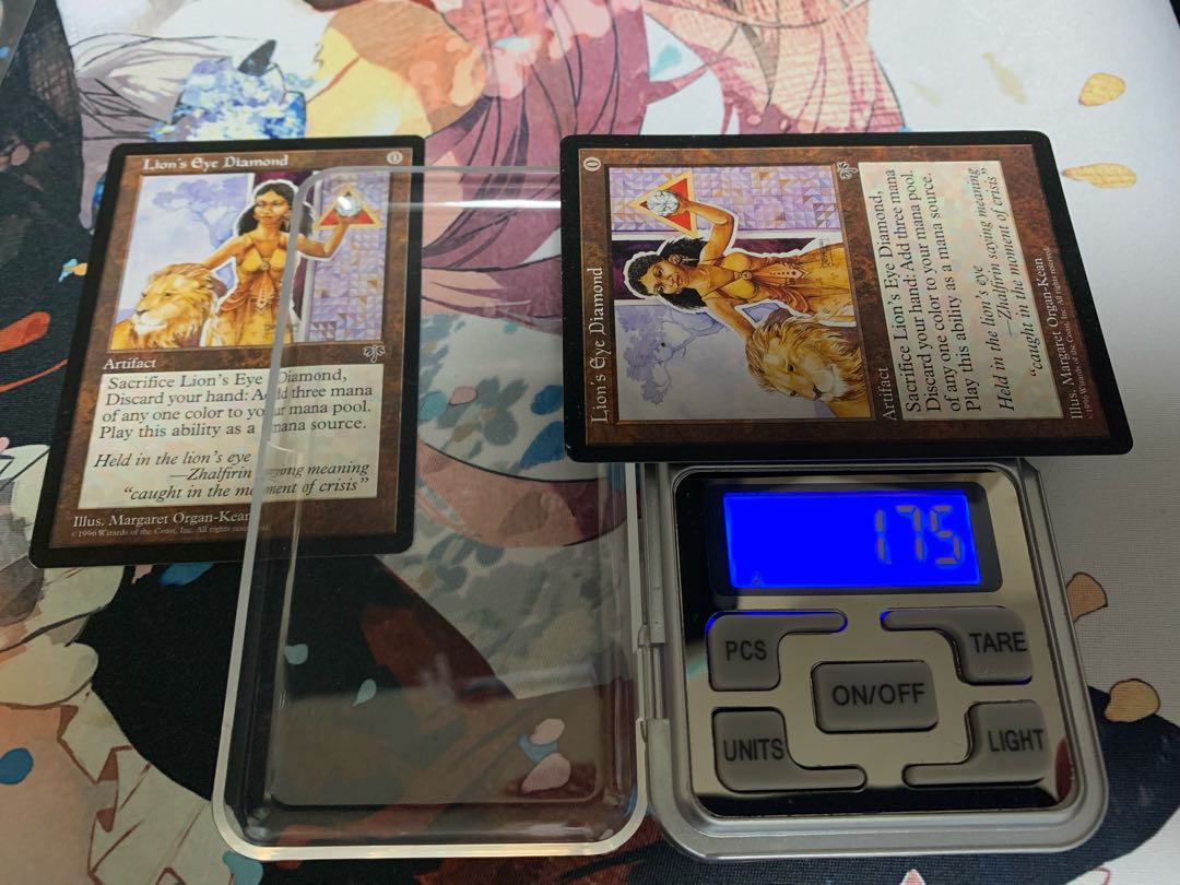 mtg ライオンの瞳のダイアモンド 英語版2枚 再録禁止