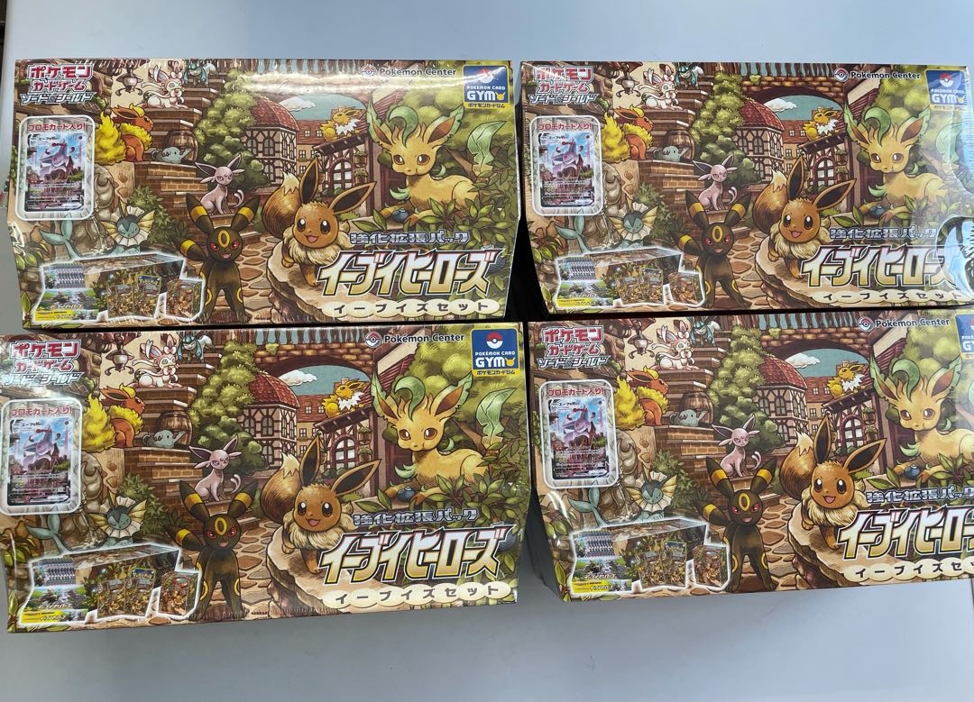 イーブイズセット 4BOX 新品未開封 ポケモンカード