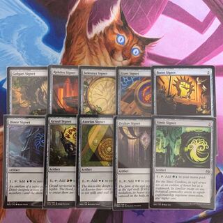 Set of 6 seals, mana artifact 1枚