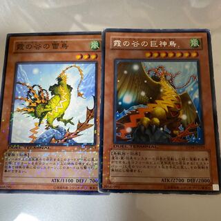 霞の谷の巨神鳥　レア　霞の谷の雷鳥　セット