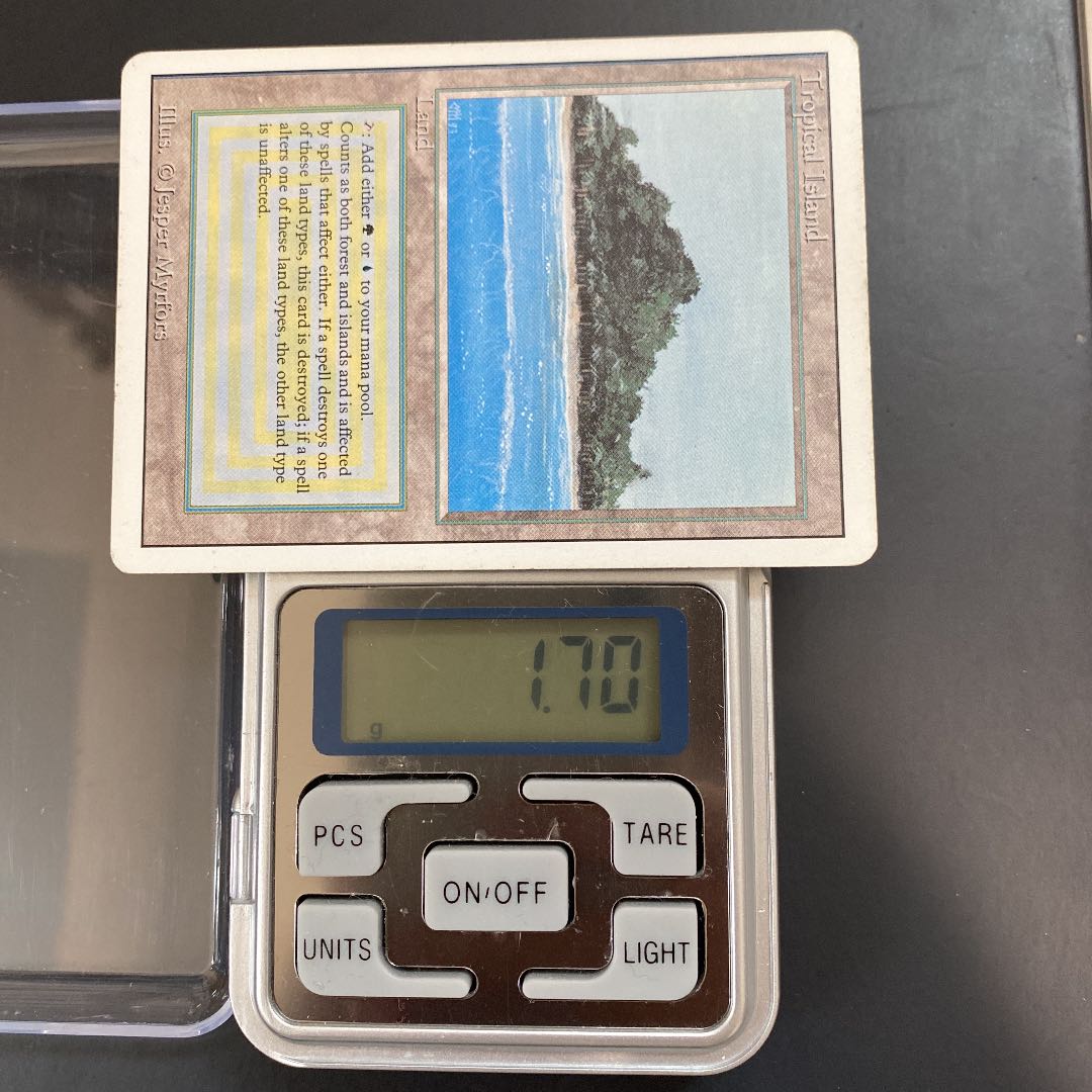 MTG Tropical Island English, good condition.