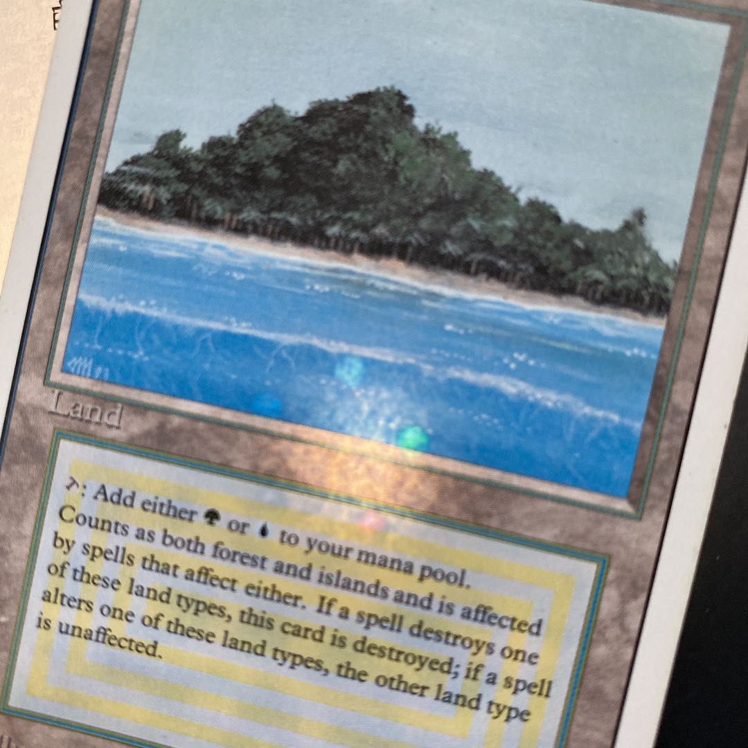 MTG Tropical Island English, good condition.