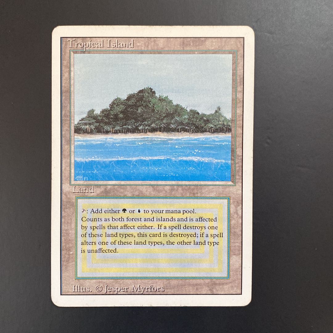 MTG Tropical Island English, good condition.