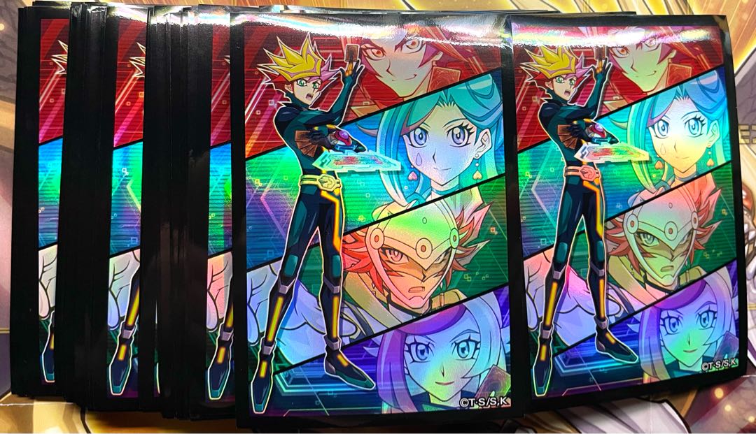 遊戯王vrains 公式スリーブ 五人集合絵 67枚セットの通販 Nazzna郵便番号って何なのでしょうね Magi トレカ専用フリマアプリ