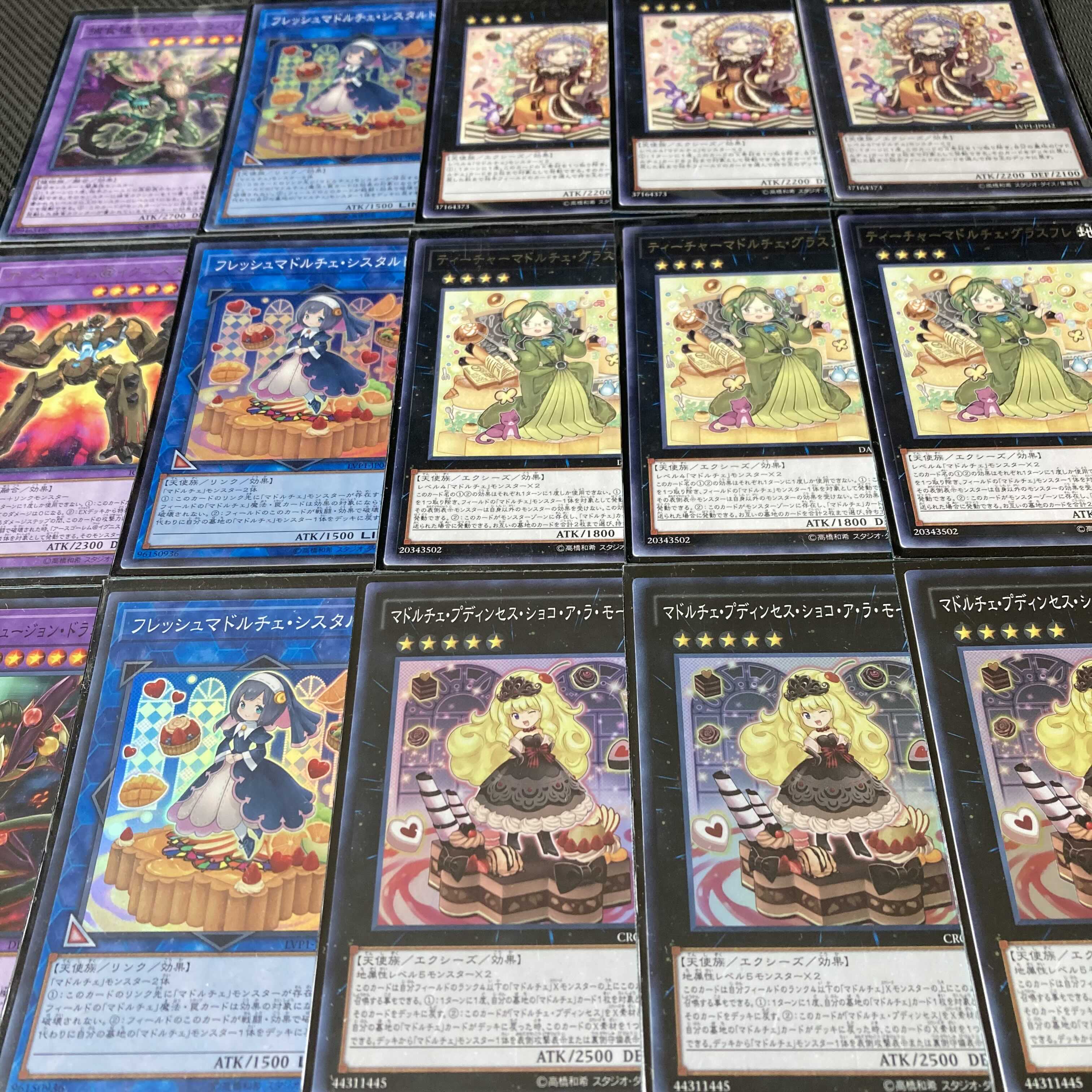 Yu-Gi-Oh Madolchie Winning Construction Pudinces Tiaramis Glassfleet
