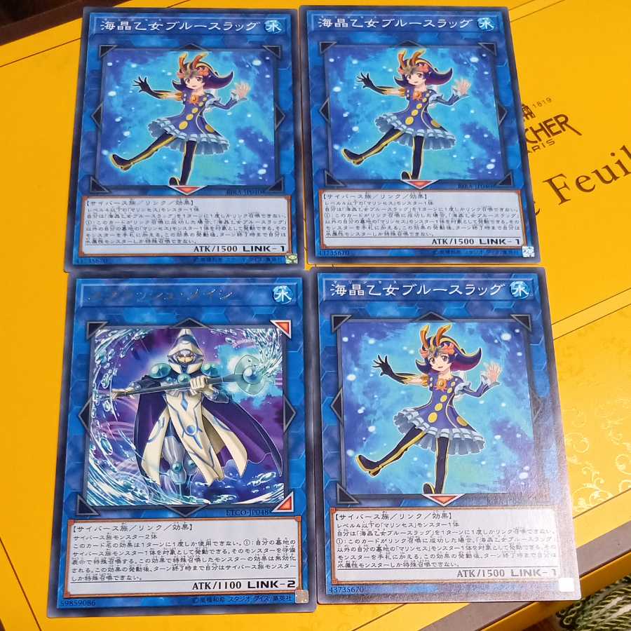 マリンセスブルースラッグ&スプラッシュ・メイジ　【水属性、サイバース族】