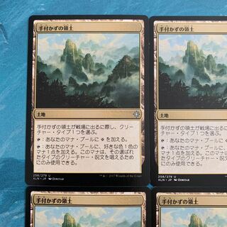 MTG 4枚 手付かずの領土