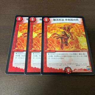 爆流忍法 不死鳥の術　3枚