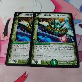 緑神龍ザールベルグ 2枚