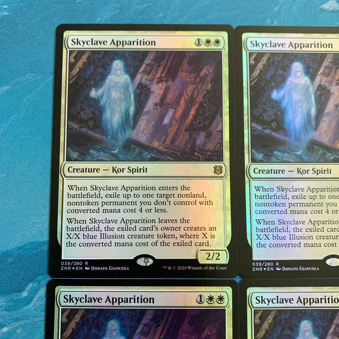MTG foil 4 sheets Skyclave Apparition