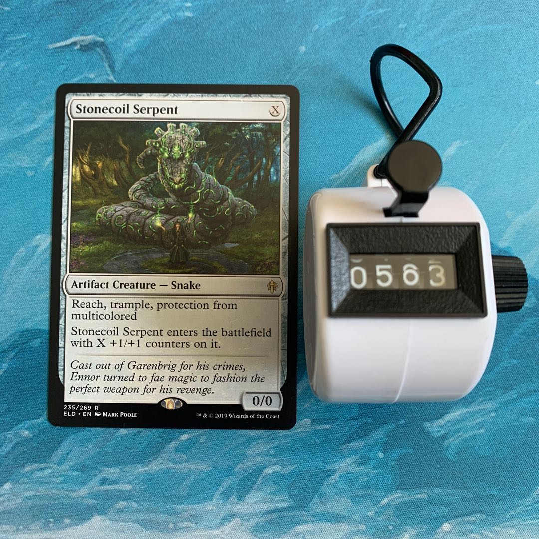 MTG 4 Stonecoil Serpent