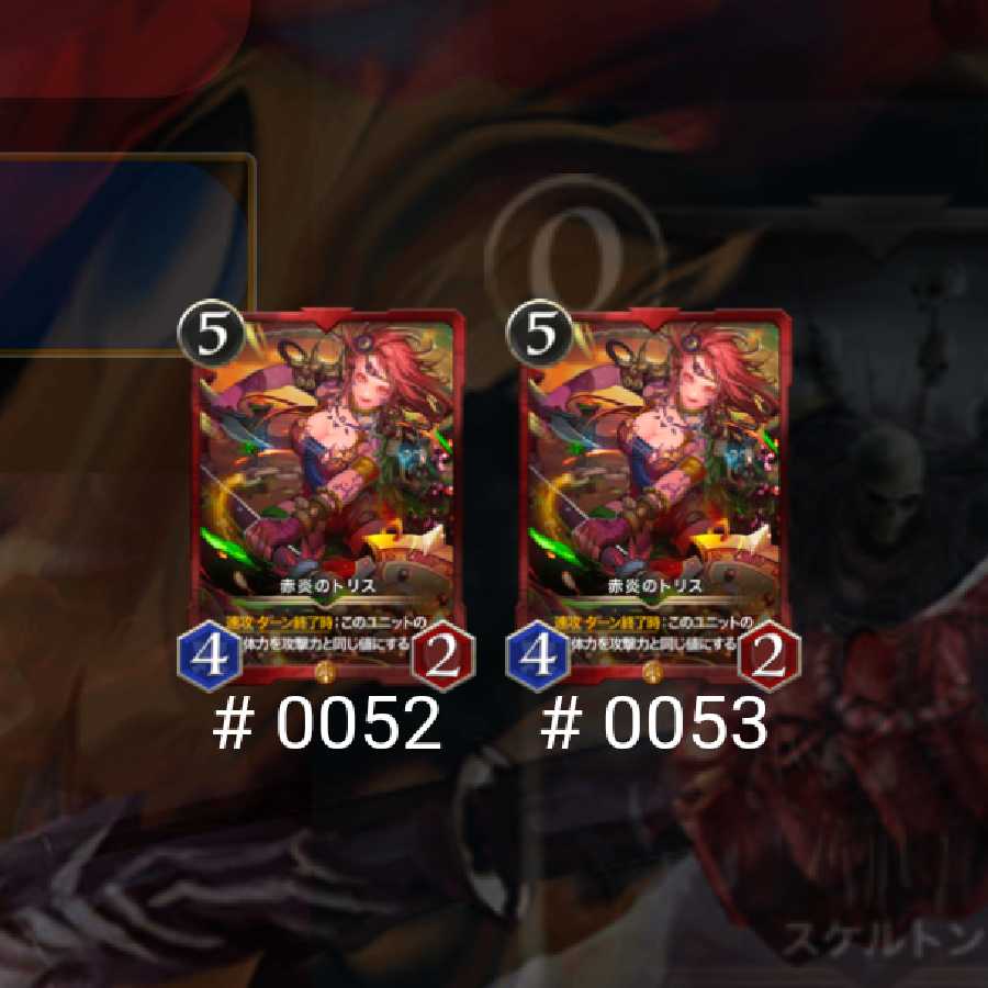 赤炎のトリス 2枚セット