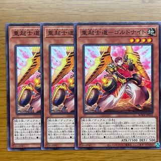 重起士道-ゴルドナイト ノーマル　三枚