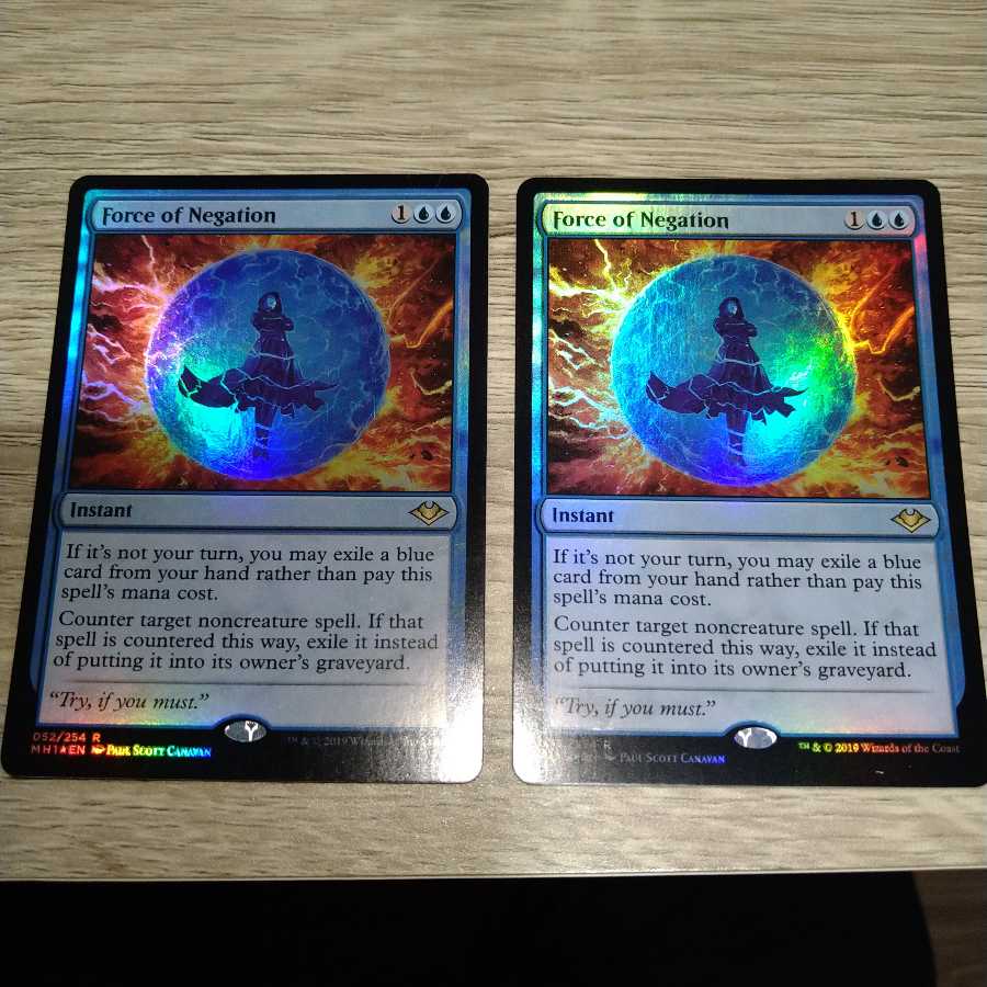 【あか様 専用】否定の力　初版 foil 2枚セット