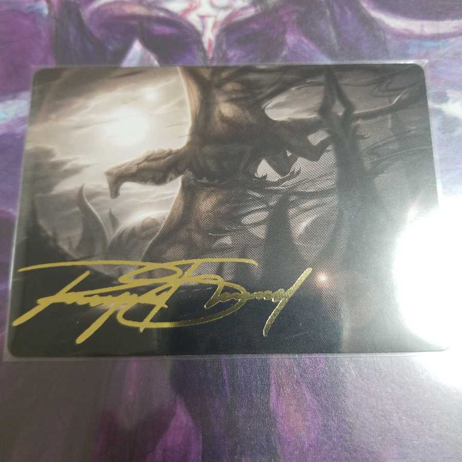 シャドリクス・シルバークイル イラストカード 箔押し