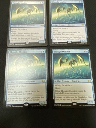 mtg 思考の監視者 英語版 4枚セット