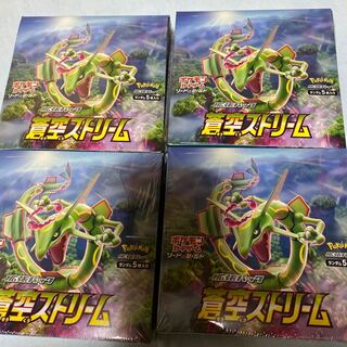ポケモン - 新品即日発送　シュリンク付き　蒼空ストリーム　4BOX 蒼空ストリーム 4BOX シュリンク付き Box/デッキ/パック
