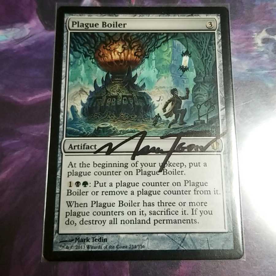 疫病沸かし Mark Tedin サイン入り