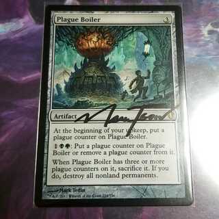 疫病沸かし Mark Tedin サイン入り