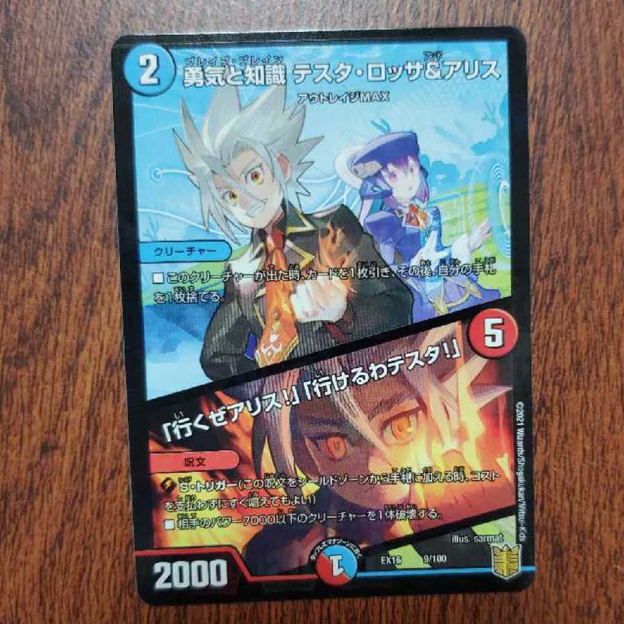勇気と知識 テスタ・ロッサ&アリス｜「行くぜアリス!」「行けるわテスタ!」