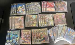 NEXダンテ　フルホイル　蒼龍革命含む3重スリーブ　デュエルマスターズ