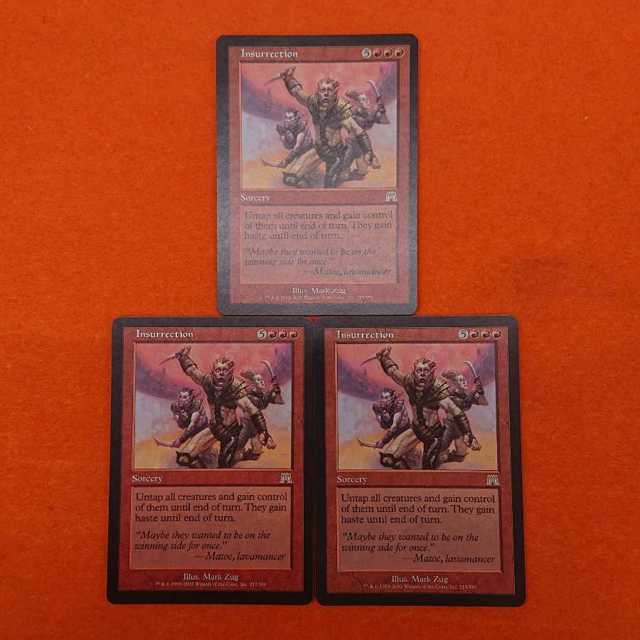 MTG Insurrection English [ONS] Set of 3