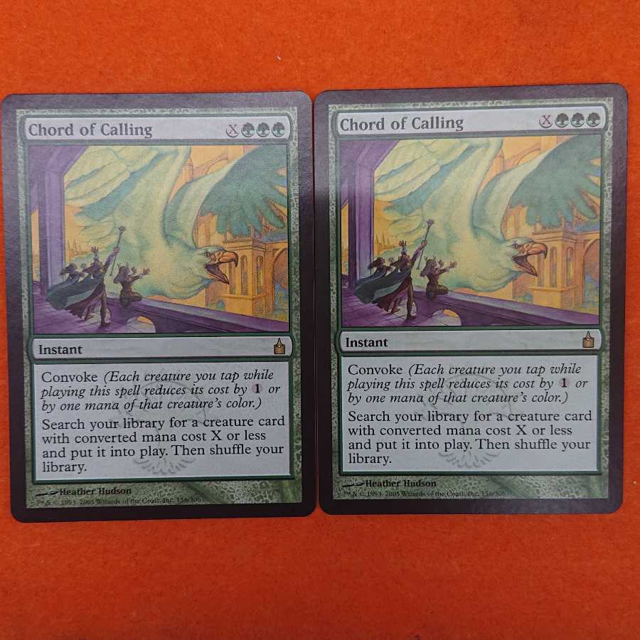 MTG  召喚の調べ 英語版 2枚セット