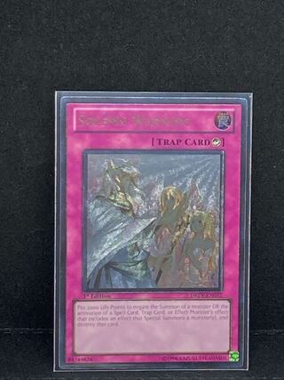 ワンオーナー 神の警告 英語 1st レリーフ アルティメットレア　PSA