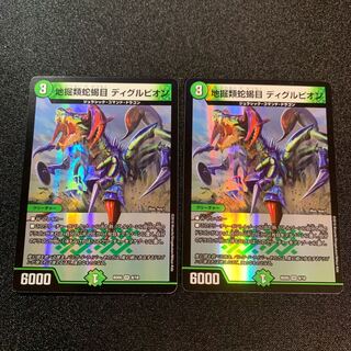 【美品】地掘類蛇蝎目 ディグルピオン　２枚セット