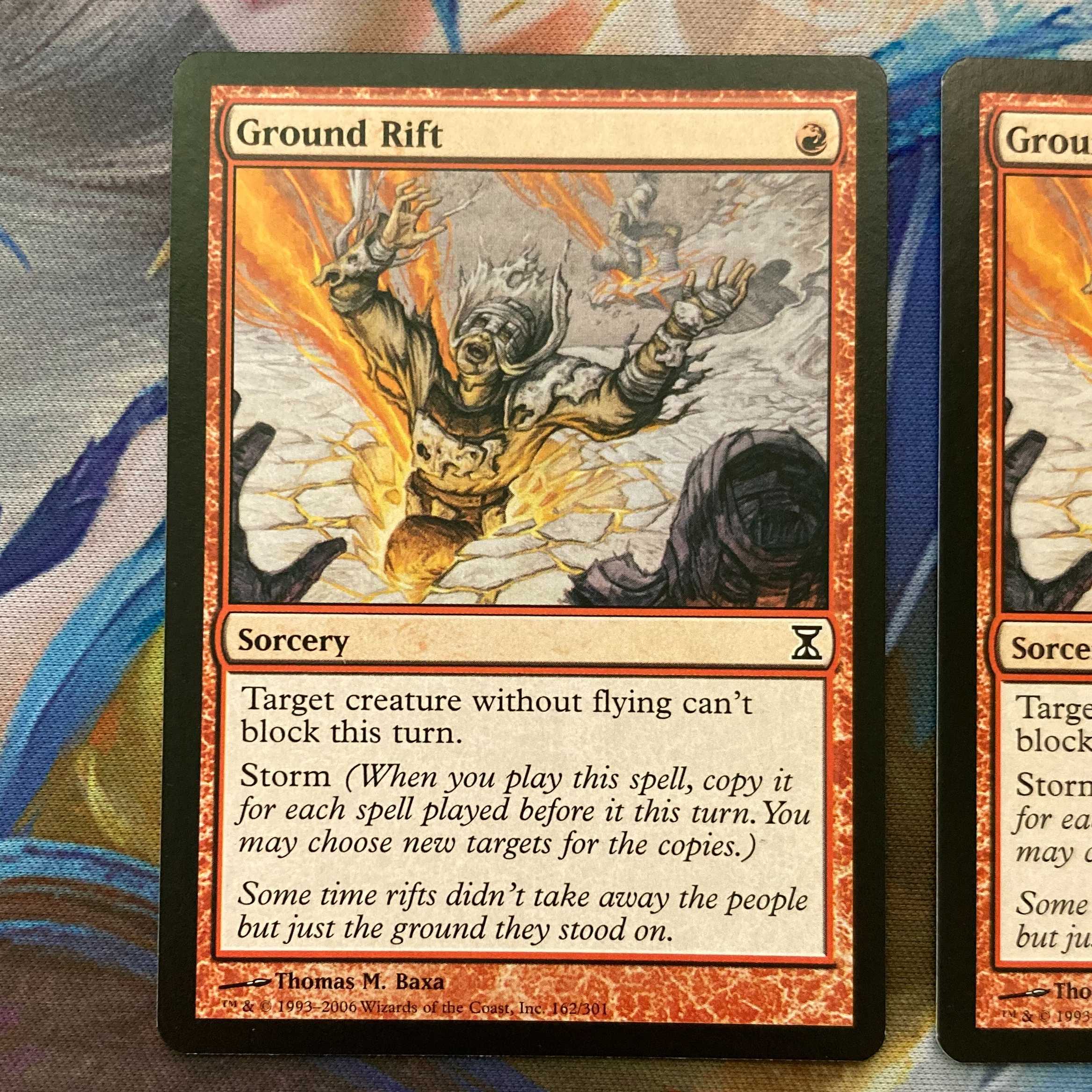 MTG "TSP" Ground Rift/Ground Rift English Set of 4