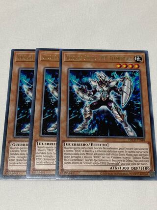 E・HERO ソリッドマン　イタリア語版　EU版　3枚