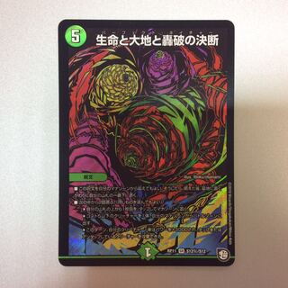 （美品）生命と大地と轟破の決断　SR　シークレット　S12秘/S12